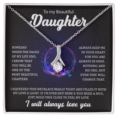 To My Beautiful Daughter | Alluring Beauty Necklace