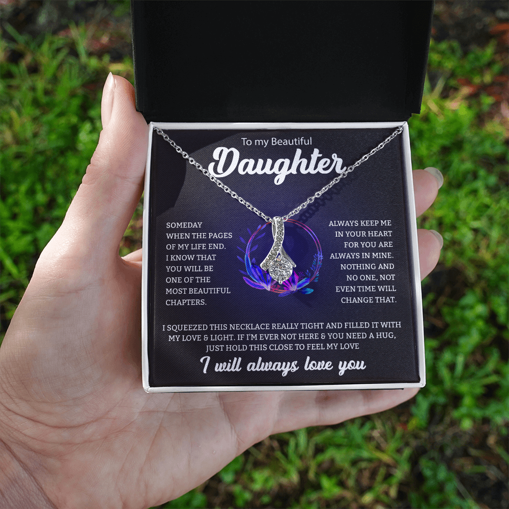 To My Beautiful Daughter | Alluring Beauty Necklace