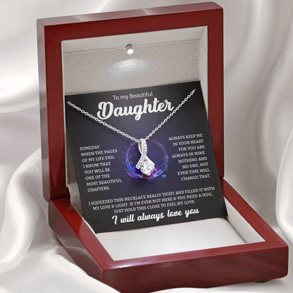 To My Beautiful Daughter | Alluring Beauty Necklace