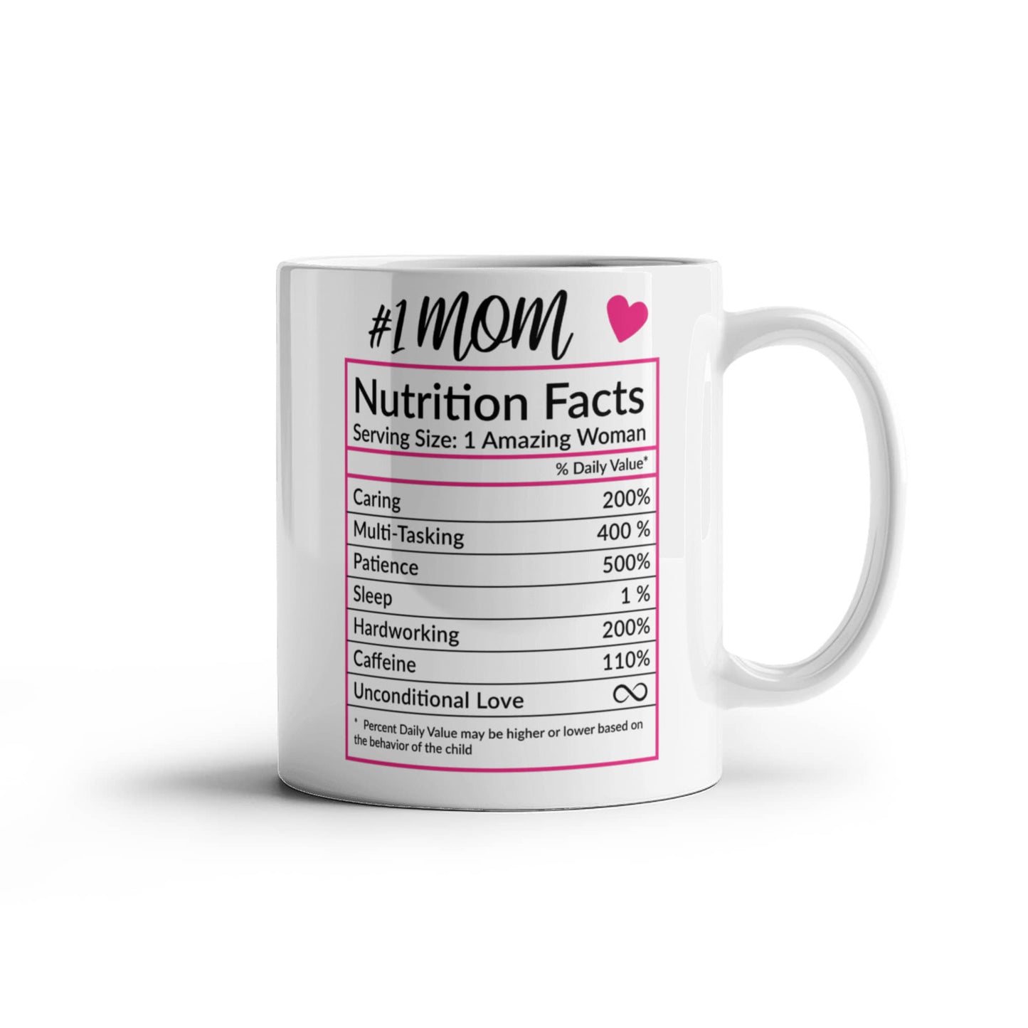 #1 Mom | White Ceramic Mug