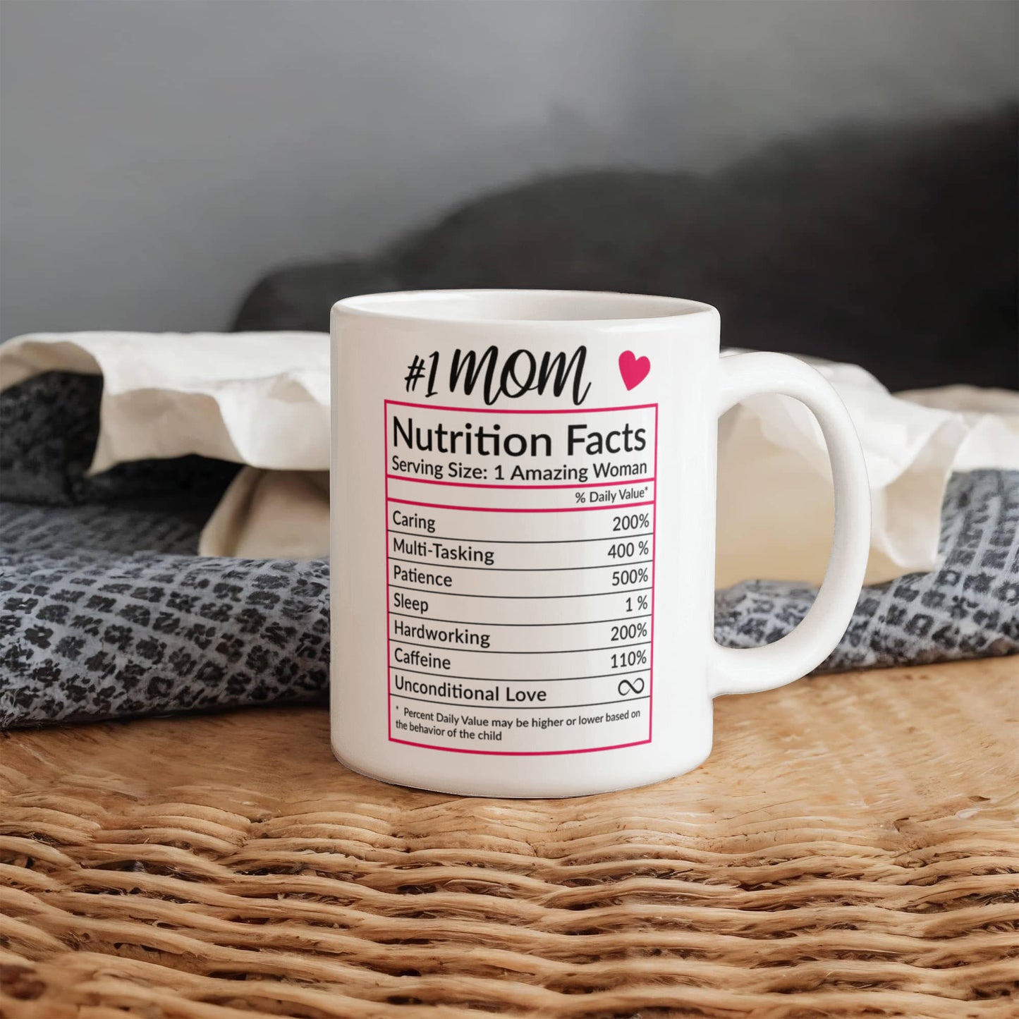 #1 Mom | White Ceramic Mug