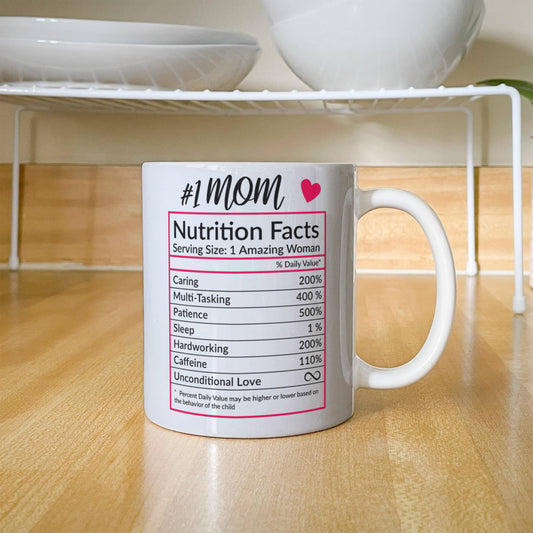 #1 Mom | White Ceramic Mug